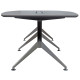 Nero Boardroom Bundle with 8 x Cante Chairs 